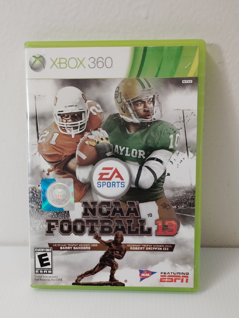 Microsoft Xbox 360 NCAA Football 13 - Green Game Case